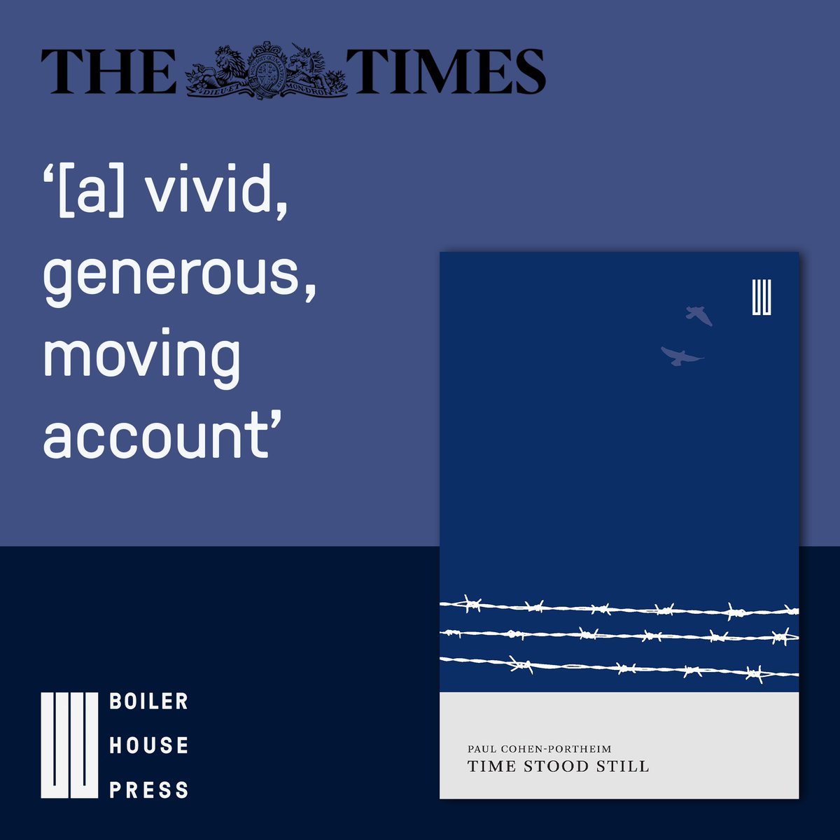 Time Stood Still has ben reviewed in The Times by @john_self! 📢'Time Stood Still is an attempt to make us care again.' Follow this link to read the full review: thetimes.co.uk/article/time-s… @thetimes @neglectedbooks