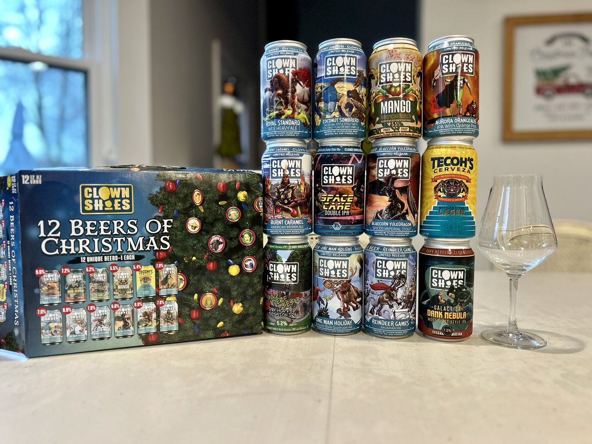 Kyle Umlang (@kyleumlang) on Twitter photo Tonightโs #FridayNightBeers is sponsored by <a href="/clownshoesbeer/">Clown Shoes Beer</a> and their 12 Beers of Christmas multipack! Highly recommended for any craft beer lovers this time of year!
What yโall sippin on? ๐ป Tonightโs #FridayNightBeers is sponsored by <a href="/clownshoesbeer/">Clown Shoes Beer</a> and their 12 Beers of Christmas multipack! Highly recommended for any craft beer lovers this time of year!
What yโall sippin on? ๐ป