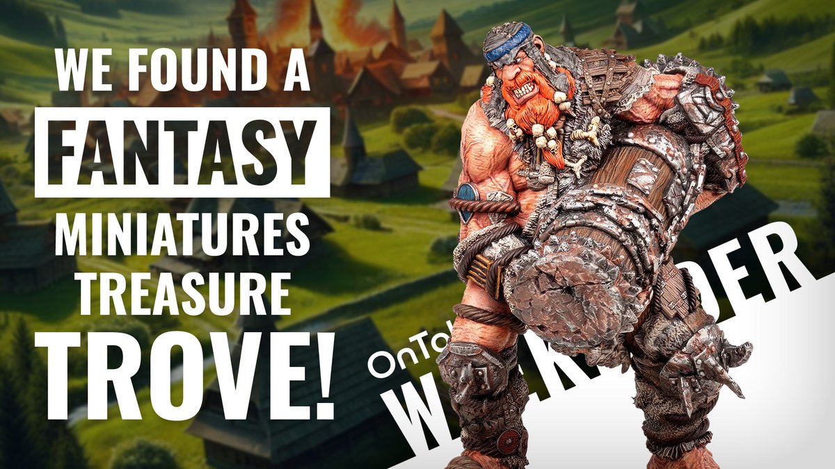 ontabletop's tweet image. Join us for the #OTTWeekender where we're diving into the amazing range of Fantasy miniatures from @MaxMiniWorkshop that you won't want to ignore. There are some stunning ranges here! youtube.com/watch?v=iLV3u9…