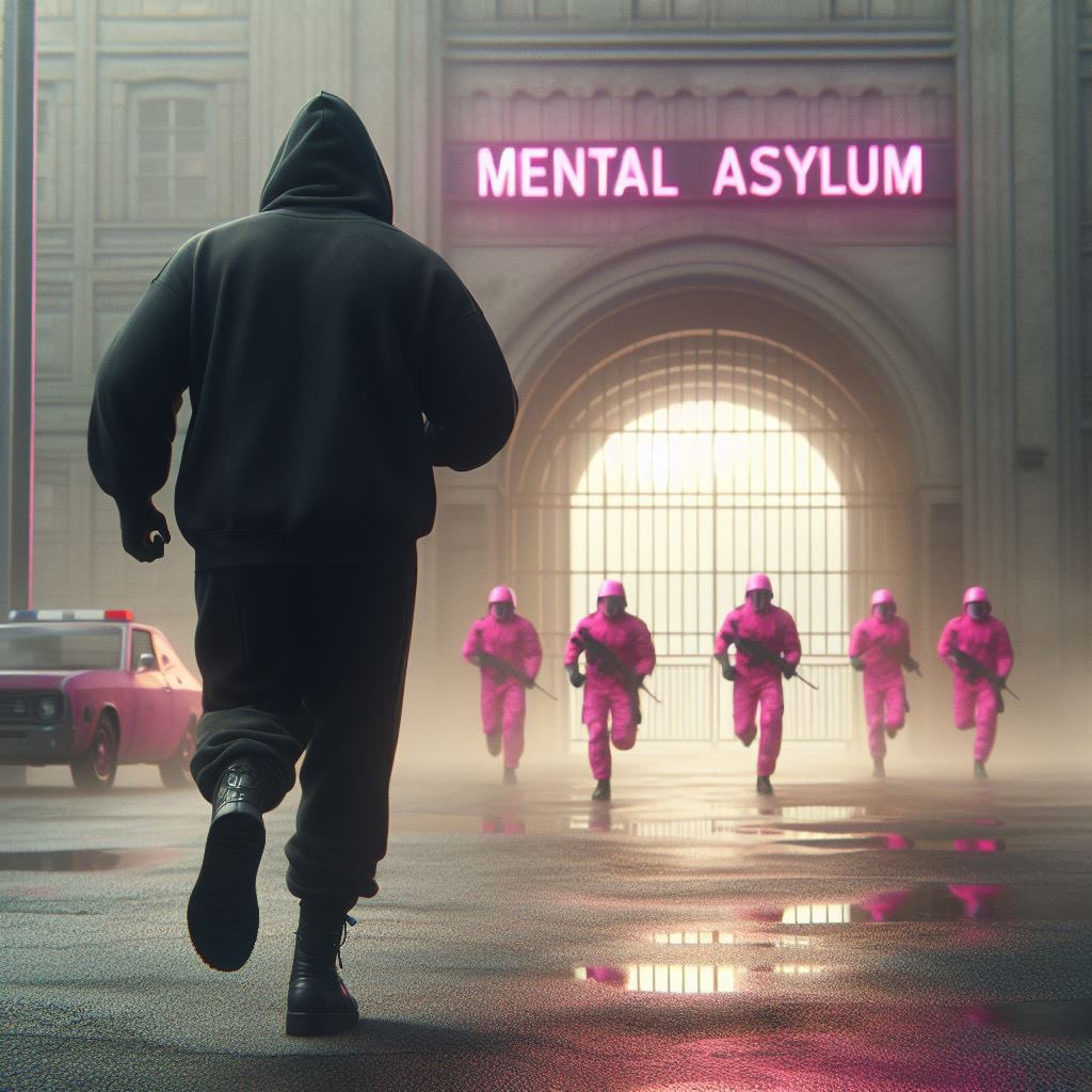 kanye west has escaped the mental asylum in gag city