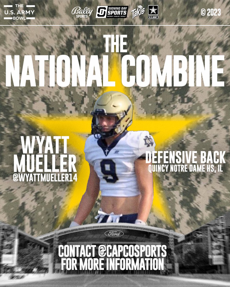 Stay alert for <a href="/WyattMueller14/">Wyatt Mueller</a> at #TheNationalCombine2023 ‼️