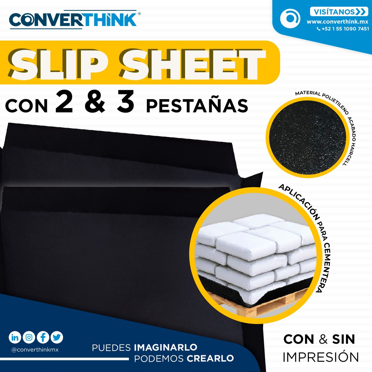 converthinkMx's tweet image. 🚀 ¡Simplifica tu cadena de suministro con #CONVERTHINK! 🚀

✨ Optimiza tu #logística con nuestros #slipsheets. 🤩 Fabricados con un material ultrarresistente, resistentes al peso, al agua y más. 💪

📲 ¡COTIZA YA! bit.ly/3B9ik1h
🌐  lnkd.in/eQSUyy_7