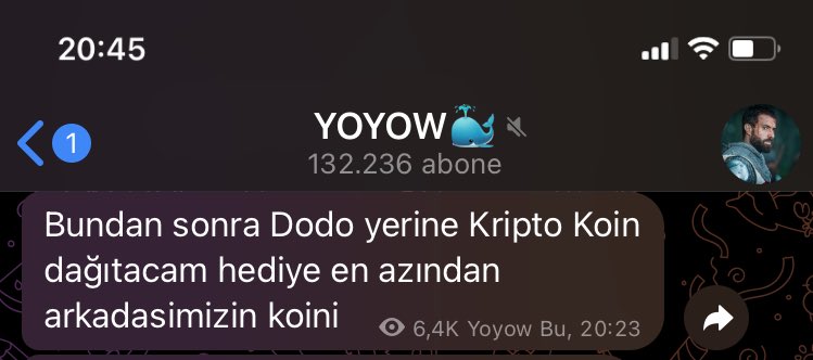 Desteklerin için teşekkürler! @RealYoyowbu ALBEDO & KRIPTO 💪