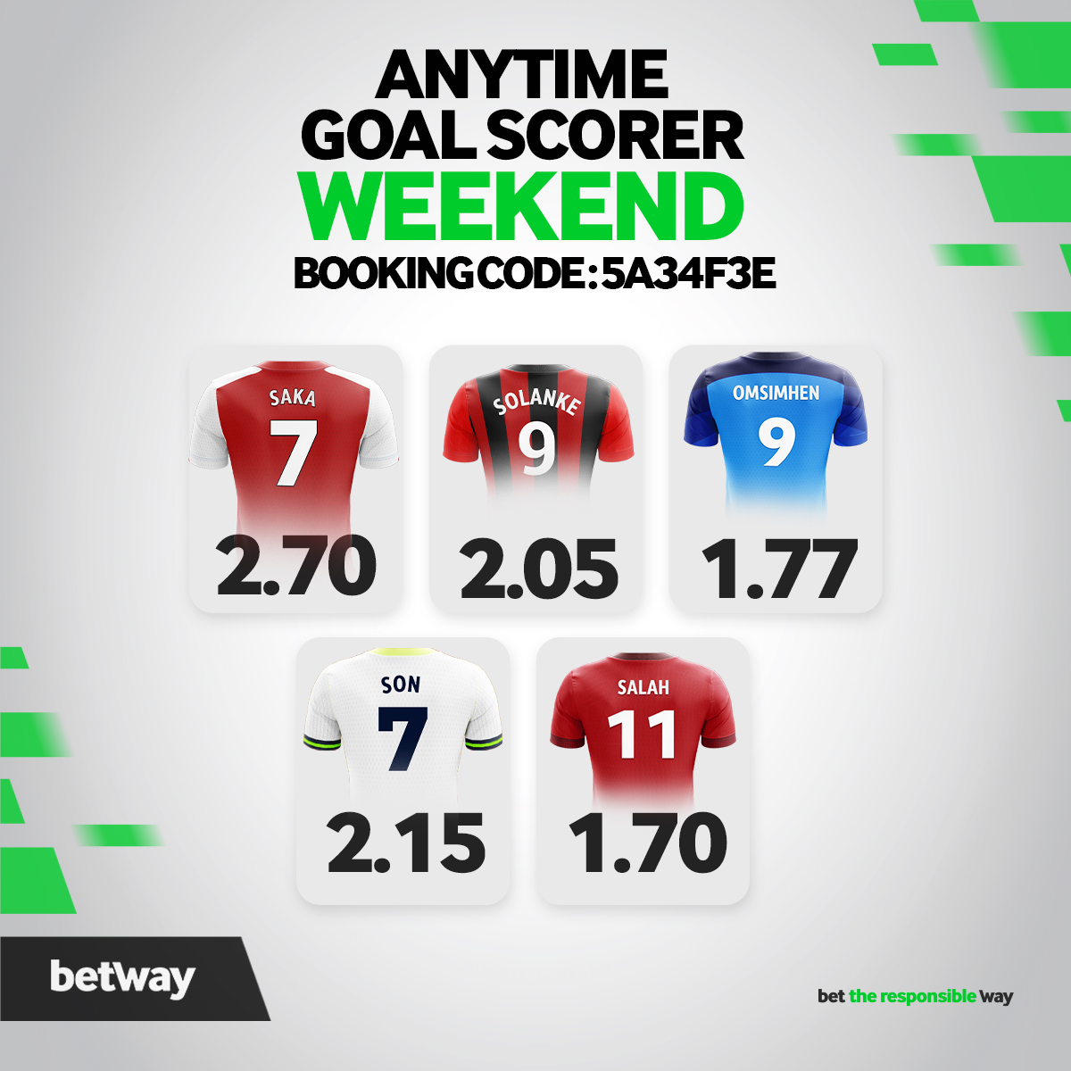 Likely Goal scorers this weekend ⚽ 💯 😉 We turn am to code 5A34F3E Bet here👉 bit.ly/3rAGzEx