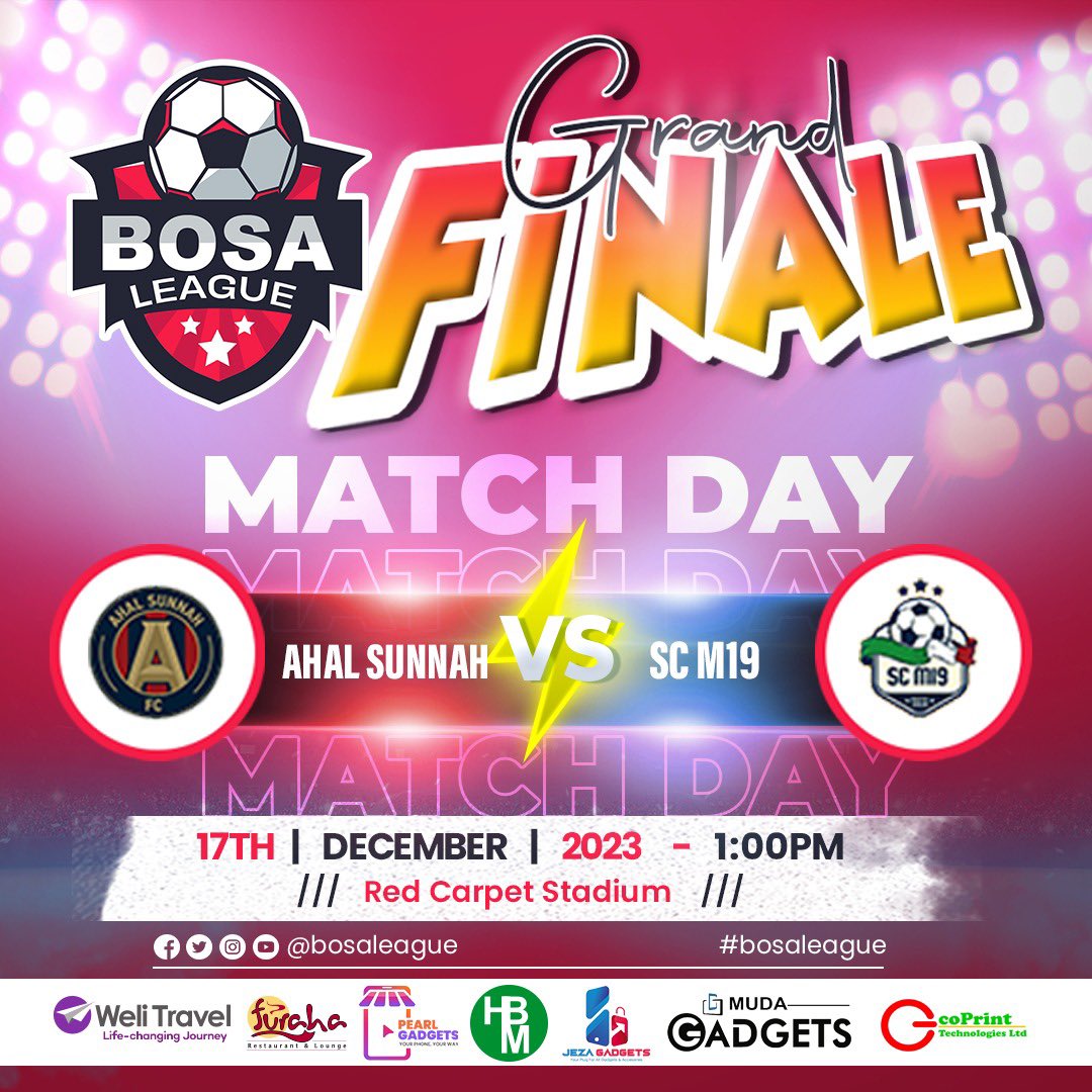 BosaLeague's tweet photo. โฐ Time is running out for @ahalsunnah2014 to claim the Bosa League Title ๐
This Weekend!!
#ScM19 || @ahalsunnah2014
@BosaLeague
#Season1 https://t.co/cVNrhZhQJ2