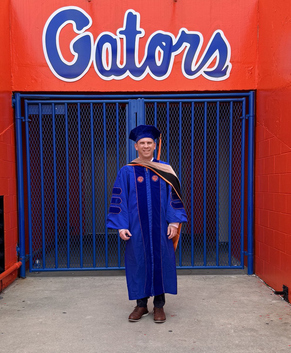 We are so proud of you!! Congratulations Larry on your DBA. #UFGrad