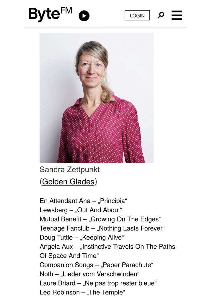 Sandra Zettpunkt (@golden_glades) on Twitter photo Top ten albums - again, the choice was not easy…! No ranking by the way, simply a roundup of my favourites.
@enattendantana | @lewsberg | <a href="/TeenageFanclub/">Teenage Fanclub</a> | @mutual_benefit | <a href="/The_Doug_Tuttle/">Doug Tuttle</a> | <a href="/laure_briard/">laure briard</a> Top ten albums - again, the choice was not easy…! No ranking by the way, simply a roundup of my favourites.
@enattendantana | @lewsberg | <a href="/TeenageFanclub/">Teenage Fanclub</a> | @mutual_benefit | <a href="/The_Doug_Tuttle/">Doug Tuttle</a> | <a href="/laure_briard/">laure briard</a>