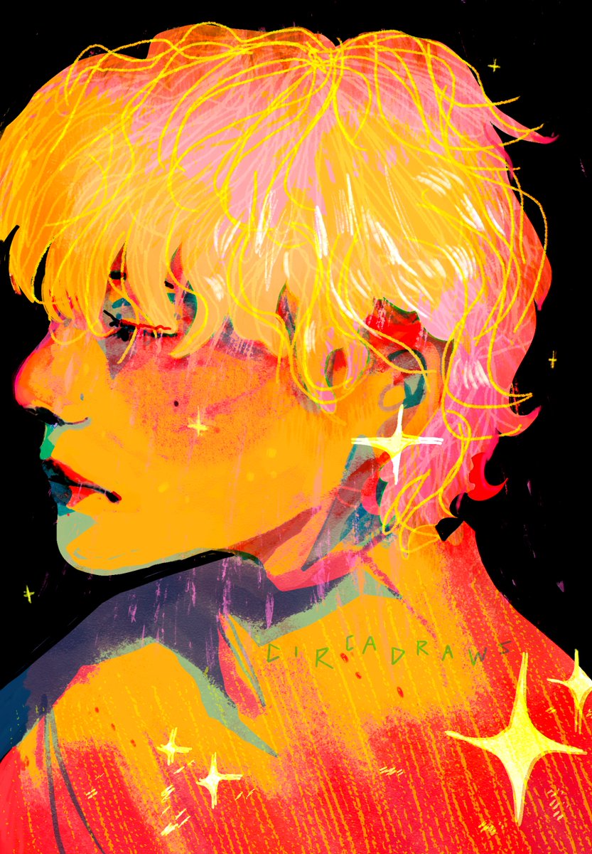 more playing around with procreate feat. love me again tae✨