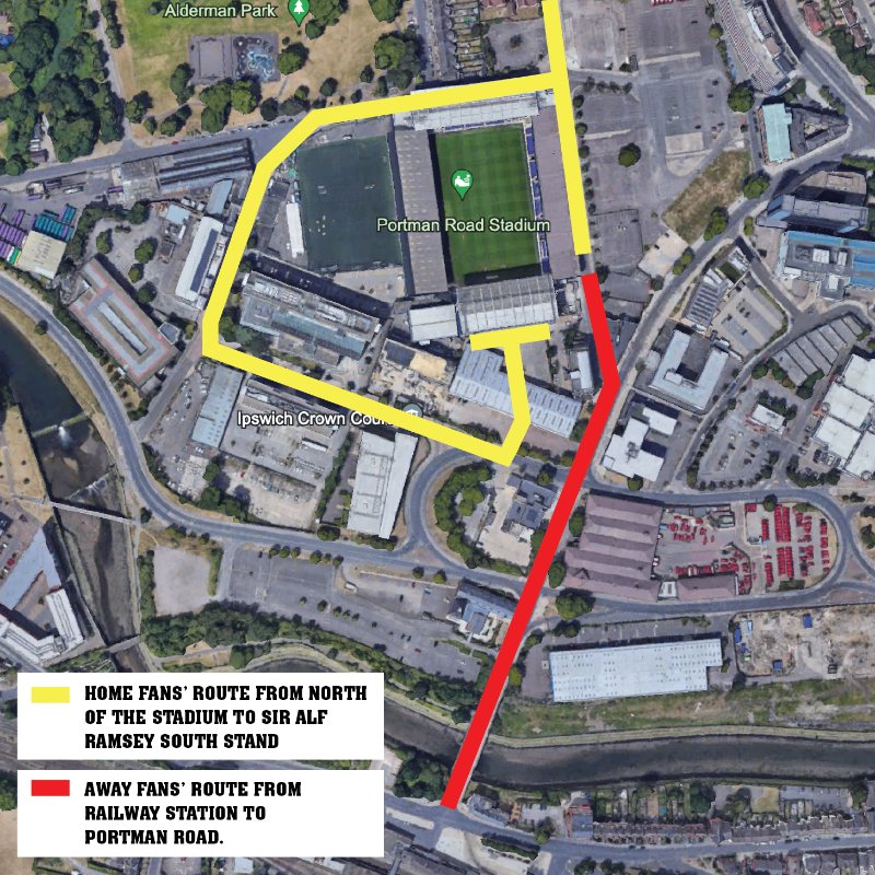 IpswichTown's tweet photo. ℹ️ Everything you need to know ahead of today's match.

∙ Road closure info
∙ Planet Blue opening times
∙ TownTV info

Supporters are encouraged to arrive in good time ahead of kick-off. ⤵️

#itfc