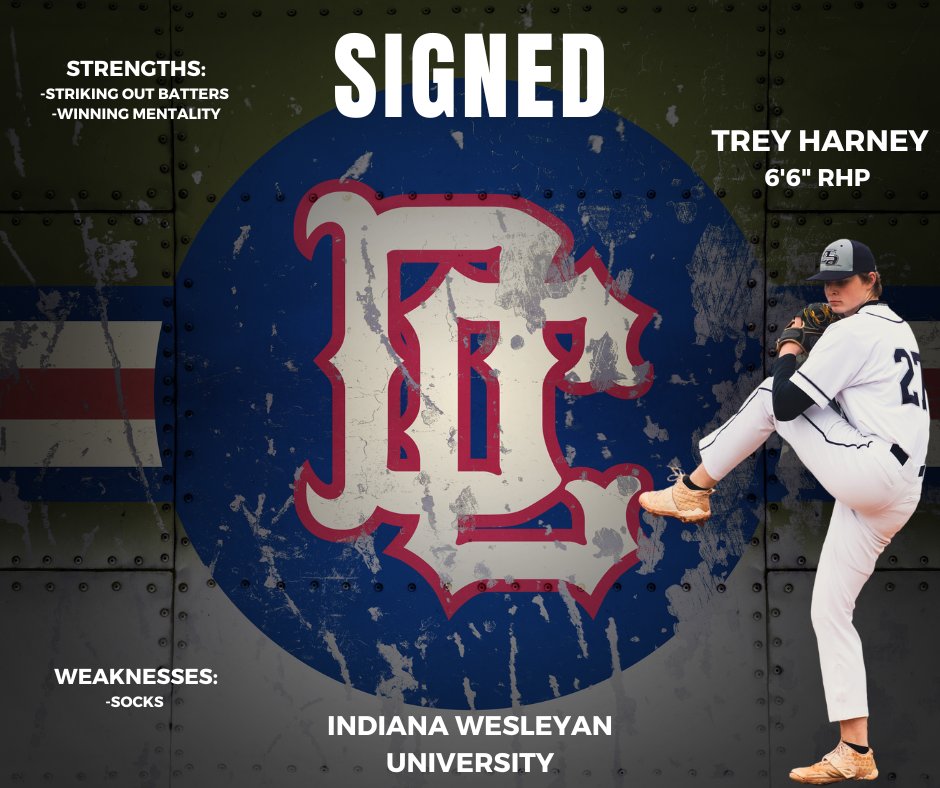 Excited to announce that we have signed 6'6" Greenwood, Indiana Ace Trey Harney to the 2024 roster. Trey is the epitome of passion. Mosquitos refuse to bite him, purely out of respect.

Welcome to the Bombers, Trey! 💪

#BombsAway