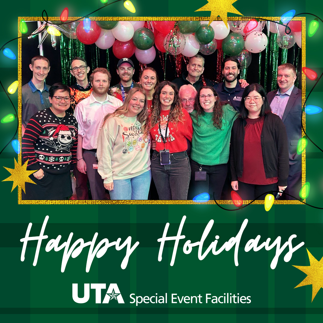 All of us at College Park Center, Texas Hall and @UTATickets would like to wish you a happy and safe holiday season! FYI, the Box Office will be closed 12/22-1/1. For events happening during this time, the box office will open one hour before the event's scheduled start time.