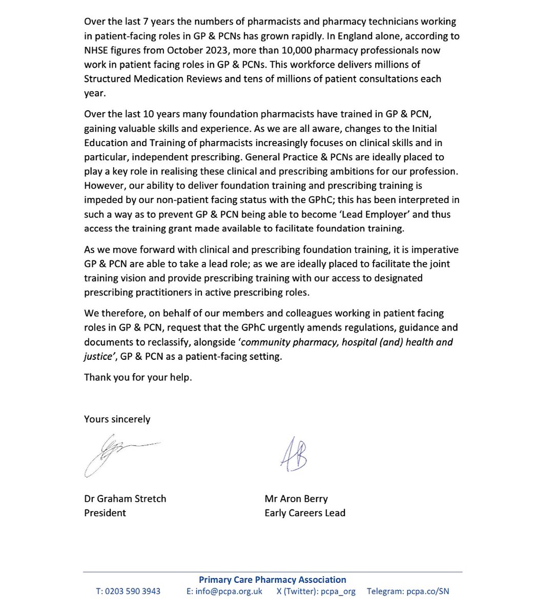 The PCPA tweet media