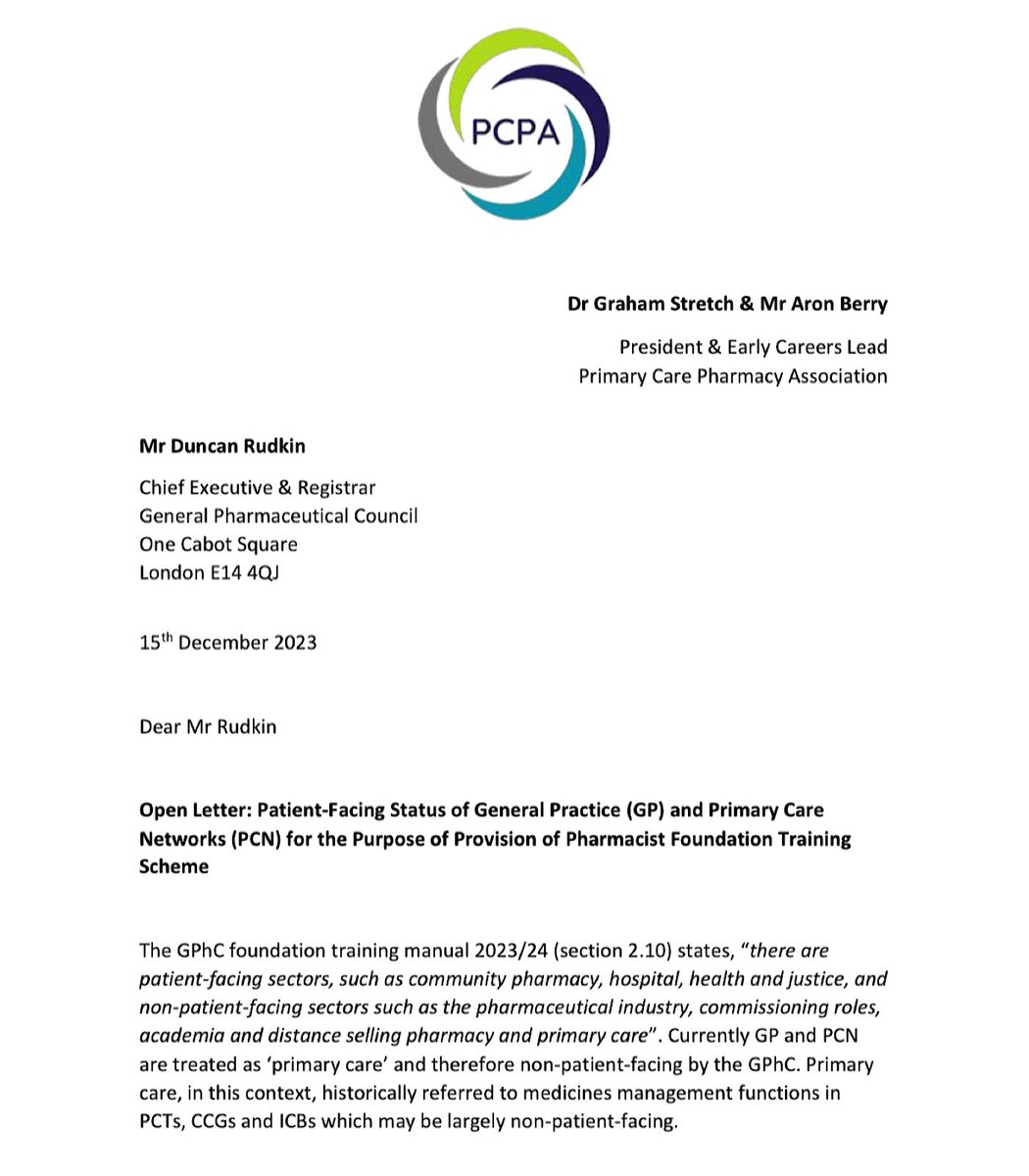 The PCPA tweet media