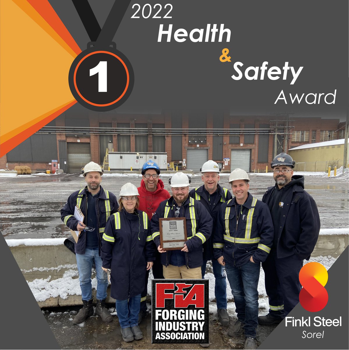 As we bring 2023 to a close, we wanted to do a shout-out to ALL of our Finkl Steel locations for their performance on safety!

#safetyfirst #safetyfirstalways #proudmoment #manufacturing #chicago #houston #detroitmichigan #chicagojobs #proud #culturematters #finklsteel