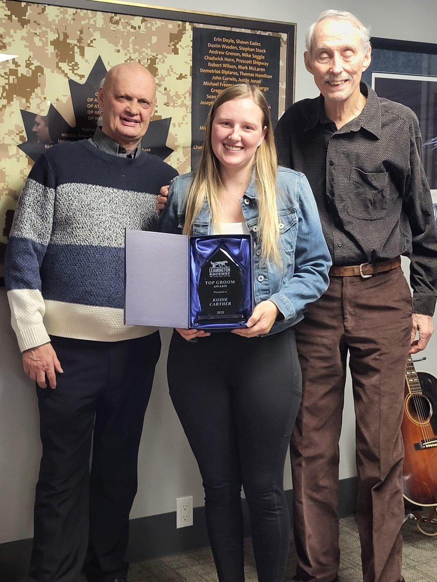 Thank you for supporting the Lakeshore Horse Racing Association Christmas Party last night! We raised over $700 for New Start Standardbreds! Caretaker of the Year: Kodie Carther,  Rising Star: Braiden Reibeling, Trainer: George Robinson and Top Driver: Garrett Rooney.