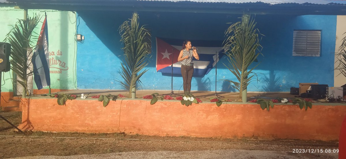 YanetEnamo19211's tweet image. En el asentamiento de Mapos se realiza acto por el aniversario 65 de su liberación. #LaSierpe #Mapos