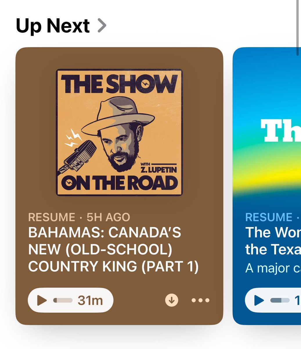 Sure you could tune into the scary news stuff on your podcast page - or listen to Z’s The Show On The Road pod - this week he’s back with Canadian master songwriter and guitar ace @BahamasMusic to dive into his newest Bootcut! It’s a hoot: theshowontheroad.com/episodes 🇨🇦 @osirispod
