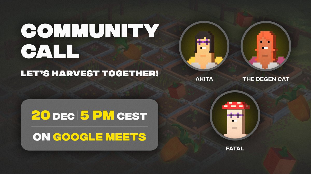 ChainersGame's tweet photo. 🔊 Superchainers and Universe Offer owners, assemble!

🌟 Are you prepared for an exclusive rendezvous for our very special members? 🤫

⚛️ Step into the mystery, embrace the joy as we talk about the future of Chainers and also reveal something special with early access.

🎉 So make sure to make your presence the final piece to make this event legendary.

🗓️ Save the date for this unforgettable experience!

📅 Wednesday, Dec 20th!
🕐 5 PM CEST
📌 Google Meet