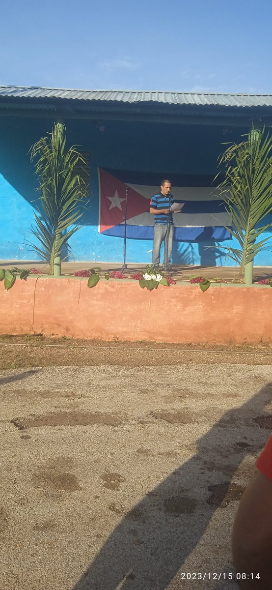 YanetEnamo19211's tweet image. En el asentamiento de Mapos se realiza acto por el aniversario 65 de su liberación. #LaSierpe #Mapos