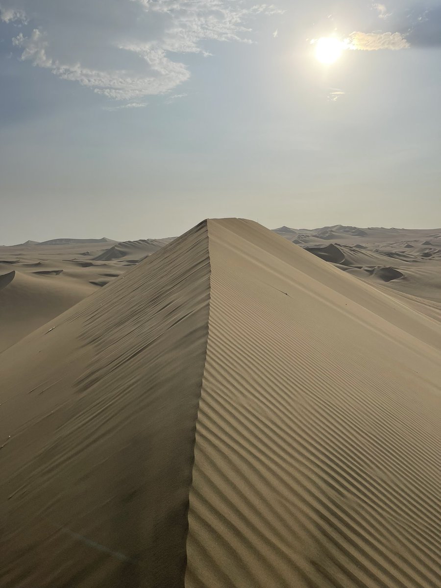 Sandboarding in the Peruvian desert last week 🏂
