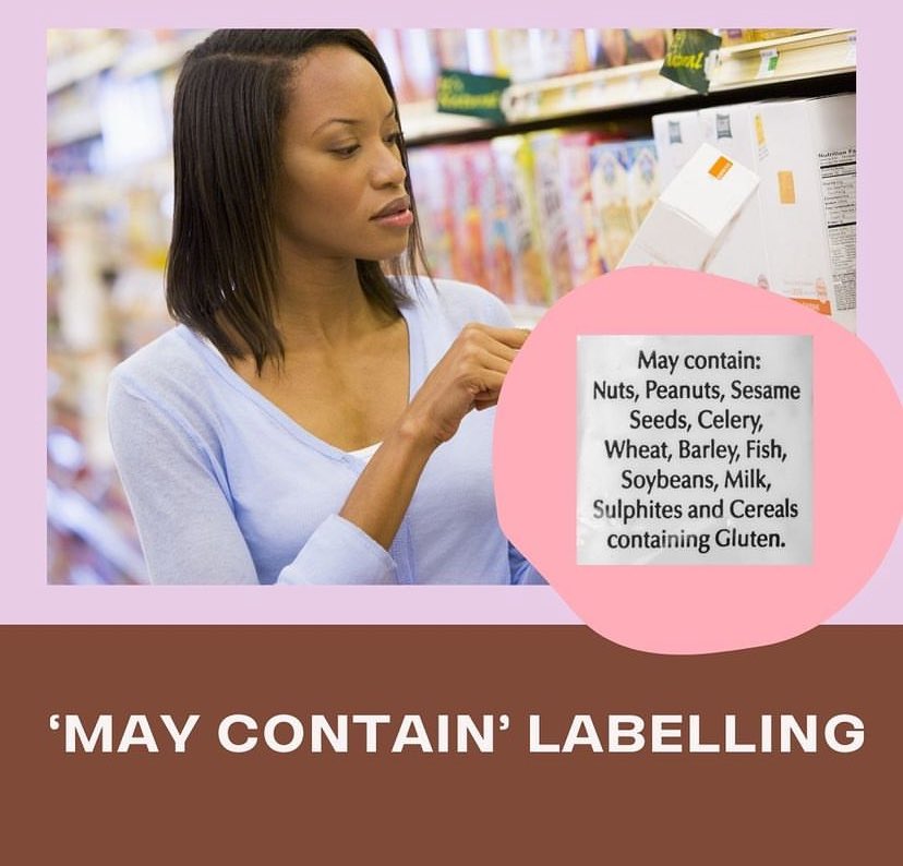 How many products have you seen that claim to be 'free from' but then display a 'may contain'! I saw one only yesterday..'dairy free' but displayed a 'MAY CONTAIN....MILK!' Ahhhhhhh !! so confusing!! More work is needed in this area, do you agree? 
 #maycontain #allergy #freefrom