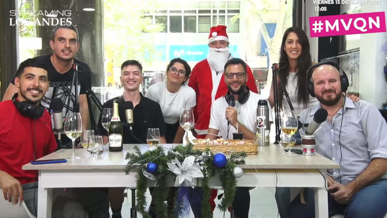 Hoy fue el último programa de 2023 de #MVQN , el streaming de <a href="/LosAndesDiario/">LOS ANDES</a> 
Con <a href="/AleVargas1972/">Alejandra Vargas</a>  <a href="/lrearte/">Leo Rearte</a>  <a href="/PabloPhilippens/">Pablo Philippens</a>  <a href="/Emi_Campi/">Emi Campi</a> <a href="/nicoo_ncl/">Nico Nicolli</a>  <a href="/CuelloRodrigo/">Rodri Cuello</a>  <a href="/BarbyDelPopolo/">Bárbara Del Pópolo</a> y <a href="/jmtorrez/">Juan Manuel Torrez</a> armamos un lindo team y nos divertimos. Ojalá que lo hayamos podido transmitir ♥️