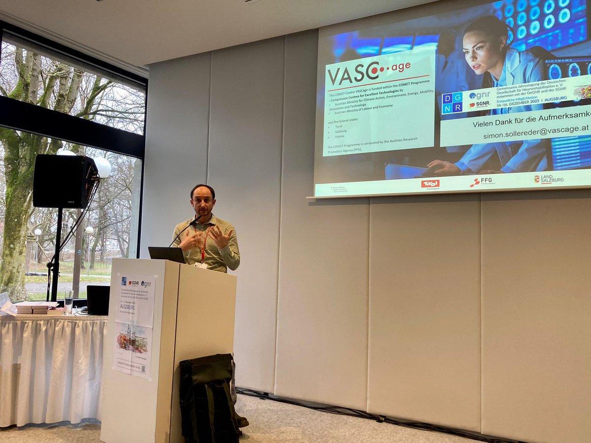 Happy to have been part of thos years joint conference of Austrians (OEGNR), Germanys (DGNR) and Swiss (SGNR) conference on Neurorehabilitation. Great to Catch up with such distinct researchers, colleauges and friends. #oegnr2023