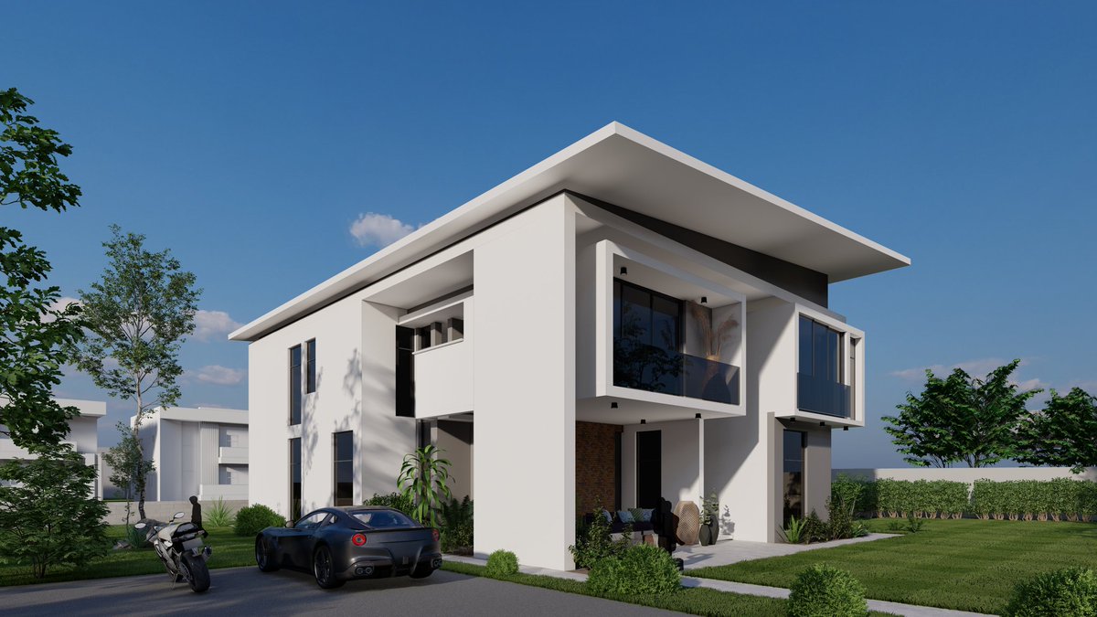 ROkpokam's tweet photo. TGIF, no more buildings till Monday.   Last render for the week! What do you think about this home? https://t.co/co1eX4EJmo