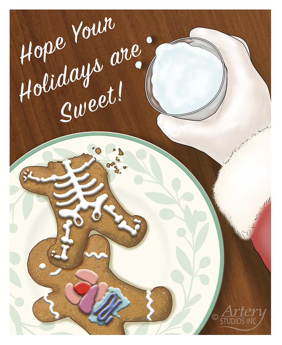 Wishing you many delicious treats this Holiday Season -
from the creative bakers at Artery Studios