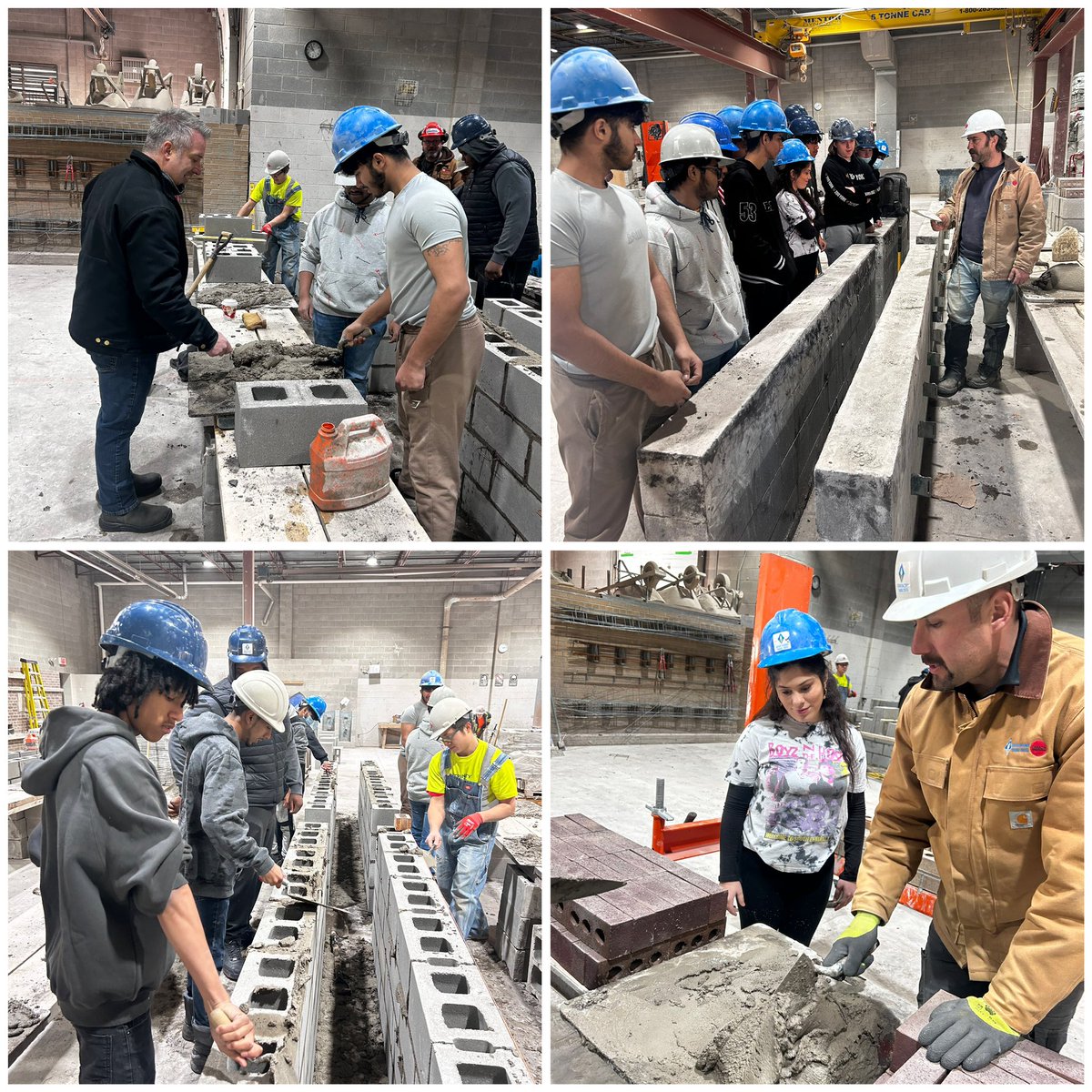 Thanks to the Ontario Masonry Training Centre for the great day of learning @PeelSchools @Bramalea_SS @SkilledTradesON @SHSMPeel