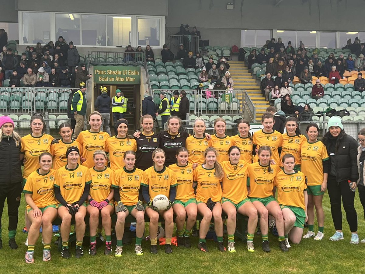 Cloone GAA (@cloonegaa) on Twitter photo Cloone Gaa wish the best of luck to the remarkable Ballinamore Sean O'Heslins Ladies Team & Management in their quest for All Ireland glory when they play Glanmire in tomorrow's All Ireland Intermediate Club Final in Croke Park.
<a href="/BallinamoreSOH/">Ballinamore SOH GAA</a> 💛💚 Cloone Gaa wish the best of luck to the remarkable Ballinamore Sean O'Heslins Ladies Team & Management in their quest for All Ireland glory when they play Glanmire in tomorrow's All Ireland Intermediate Club Final in Croke Park.
<a href="/BallinamoreSOH/">Ballinamore SOH GAA</a> 💛💚