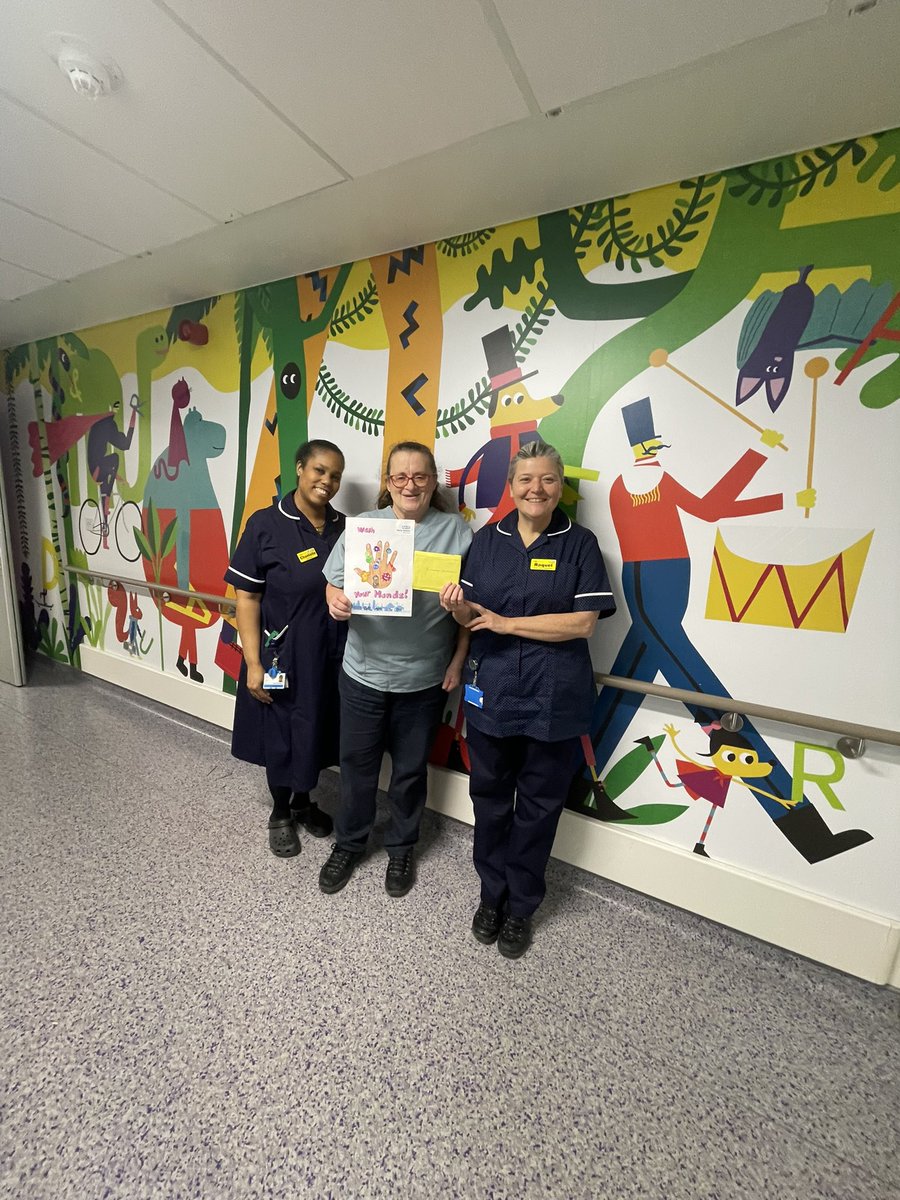 Raquel Lopez 🏳️🌈 (@leah_35) on Twitter photo Celebrating with Linda at the children outpatients clinic her fantastic achievement. Very well done for the hand hygiene poster and thank you to <a href="/BartsCharity/">Bart Murphy</a> <a href="/ipc_royallondon/">Infection Prevention & Control team, RLH/MEH</a> @RoyalLondonHosp <a href="/martinacnhs/">Martina Cummins</a> <a href="/debs_barry/">Deborah Barry</a> <a href="/SimmiNaidu4/">#Hello my name is Simmi Naidu</a> @lauradopson <a href="/trissnrnurse/">Tristan@Bartshealth</a> <a href="/CAlexanderNHS/">Caroline Alexander</a> Celebrating with Linda at the children outpatients clinic her fantastic achievement. Very well done for the hand hygiene poster and thank you to <a href="/BartsCharity/">Bart Murphy</a> <a href="/ipc_royallondon/">Infection Prevention & Control team, RLH/MEH</a> @RoyalLondonHosp <a href="/martinacnhs/">Martina Cummins</a> <a href="/debs_barry/">Deborah Barry</a> <a href="/SimmiNaidu4/">#Hello my name is Simmi Naidu</a> @lauradopson <a href="/trissnrnurse/">Tristan@Bartshealth</a> <a href="/CAlexanderNHS/">Caroline Alexander</a>