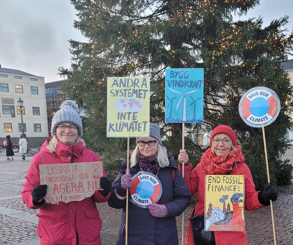 #fridaysforfuture #ClimateStrike i Göteborg 15 december @FFF_goteborg