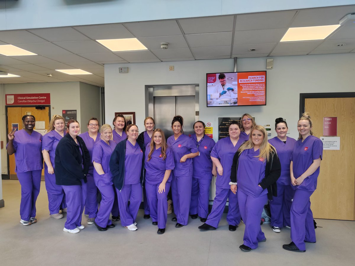 Last day of term with these lovely ladies 🌈 Thank you @ChurcherClare for a fabulous skills session #LDnursing #Studentnurse @UniSouthWales @USWNurSoc @USWHealthcare