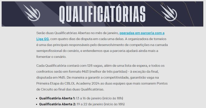Depois de 3 anos de duro trabalho e muita dedicação de todo T3,o <a href="/CBLOL/">EscolheEuPls</a> nos reconhece e da a oportunidade de podermos atuar juntos, Obrigado pela oportunidade e confiança de podermos representar essa comunidade td e mostrar a todos que podemos mudar a história do E-sports juntos.