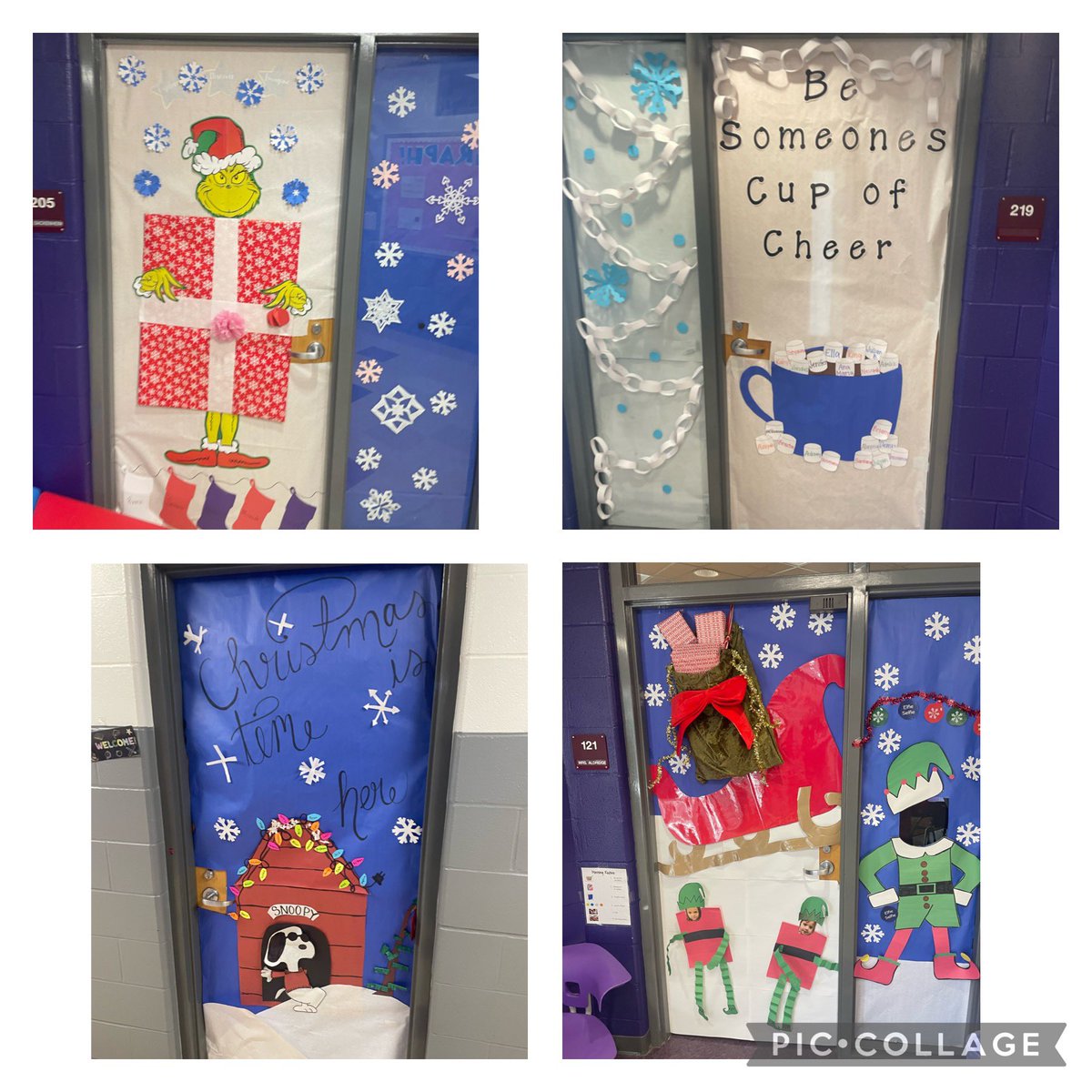 Be Someone’s Cup of Cheer….. enough said!!!  Great job @RosaPTweets on the door decorations!!!!  #middierising