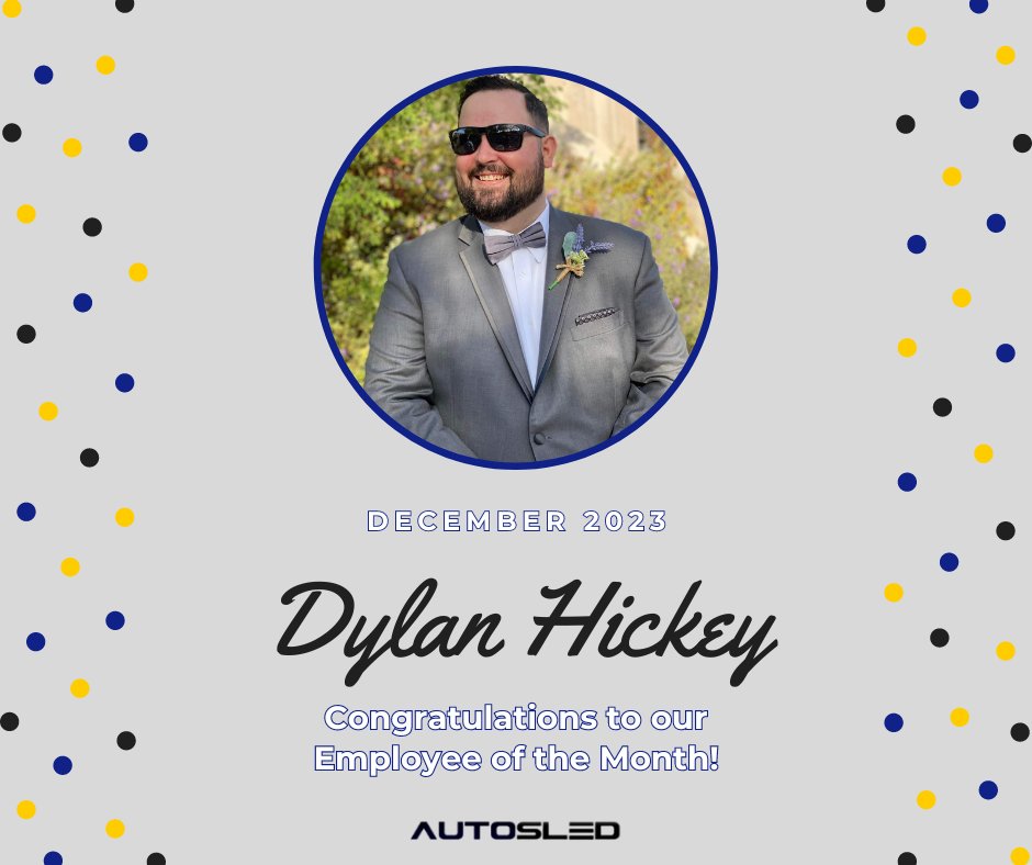 autosled_us's tweet photo. Join us in congratulating Dylan for driving success at Autosled and for being an invaluable asset to our team. Your tireless efforts don't just move cars; they move us forward! 🏆

#EmployeeOfTheMonth #TeamAutosled #LogisticsExcellence https://t.co/i5WXeLyrtg