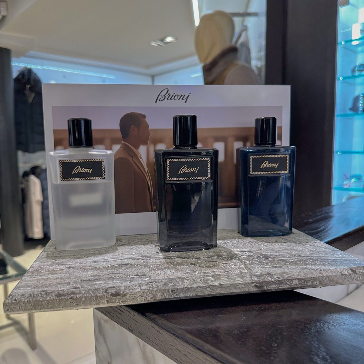 Uniontwentytwo's tweet photo. Re-stock 🎁 Brioni Blue Black &amp; Clear Fragrances all restocked in time for Christmas 🎄.

Available online and in-store.
_________
#union22 #brionifragrances https://t.co/JdErooxCOX