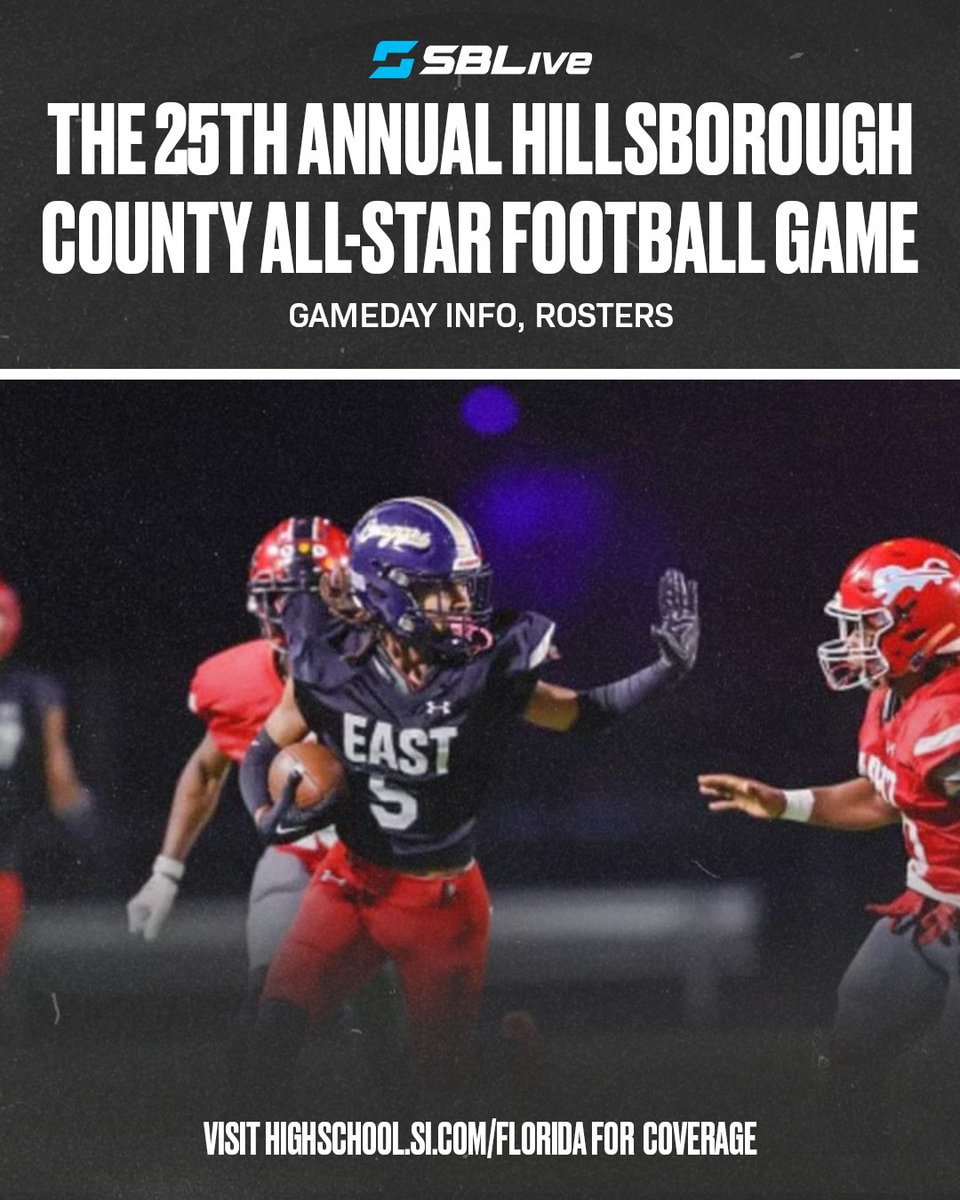 The best in Hillsborough are matching up one last time on the gridiron 🏈👊

Click the link for all you need to know about the Hillsborough County All-Star game ⬇️:
highschool.si.com/florida/2023/1…