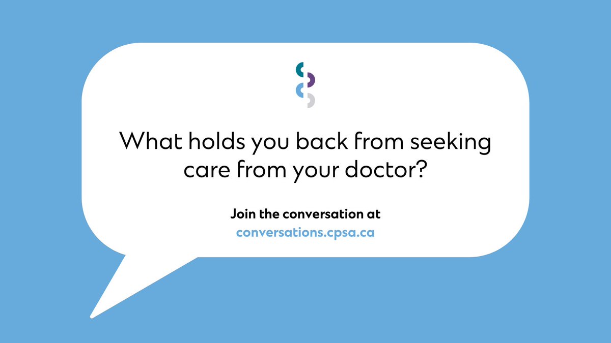 We want to hear from you about reasons that stop you from seeing your doctor. What holds you back from seeking health care? Join the conversation: bit.ly/48jU9fo #ABhealth