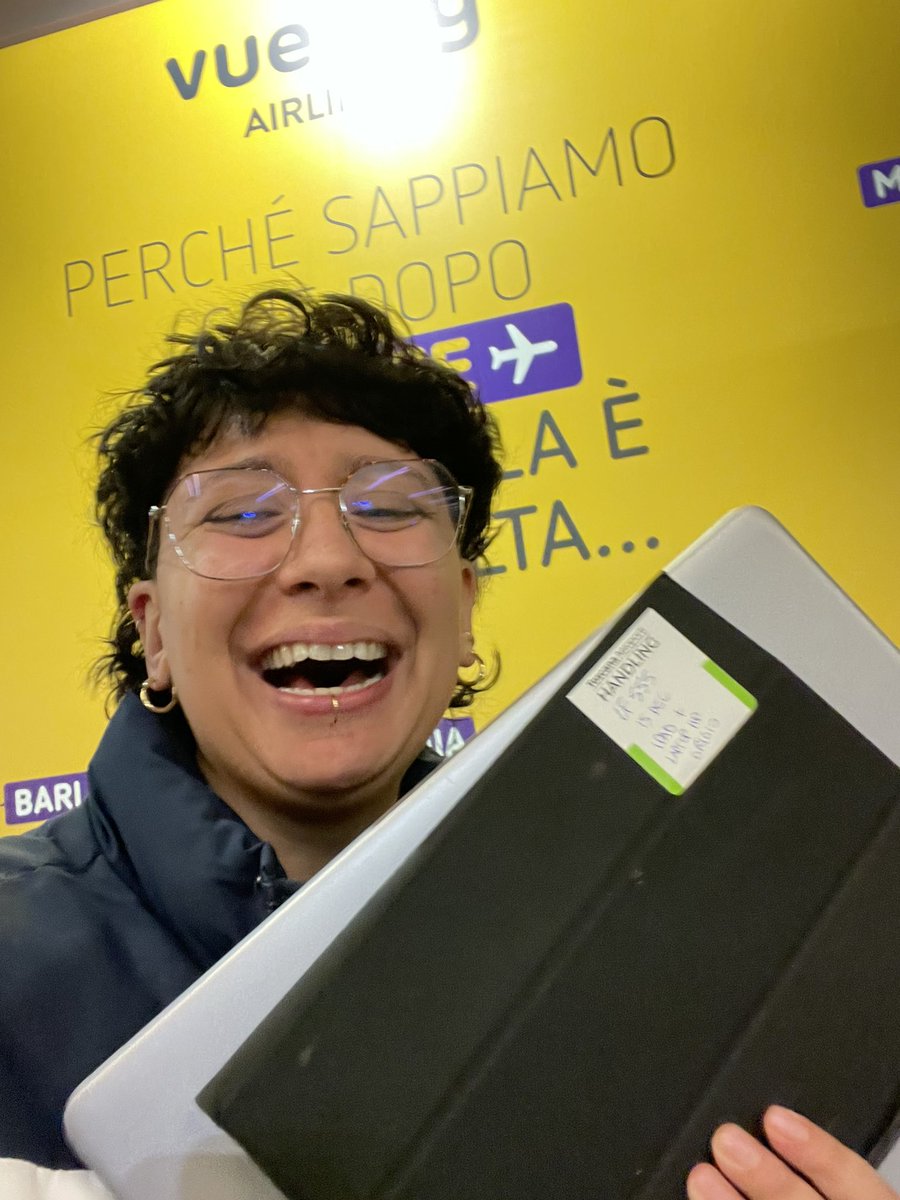 Lù Casini (@lucasini_phd) on Twitter photo Thanks <a href="/vueling/">Vueling Airlines</a> for keeping and saving my laptop and iPad -with my PhD thesis inside- after I left it on the airplane… and realized about it once I was already at the hotel.
A nightmare that ended with me crying in front of the “Found and Lost” team. #phd #phdlife #thesis Thanks <a href="/vueling/">Vueling Airlines</a> for keeping and saving my laptop and iPad -with my PhD thesis inside- after I left it on the airplane… and realized about it once I was already at the hotel.
A nightmare that ended with me crying in front of the “Found and Lost” team. #phd #phdlife #thesis