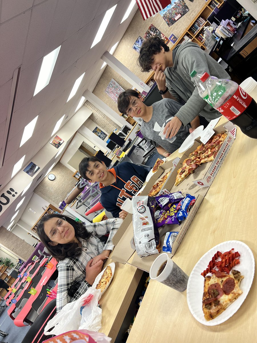 Holiday party with my library workers was fun! I love these hardworking kid. I always get the best helpers! 

<a href="/NISDLib/">NISDLibraryServices</a> <a href="/NISDHobby/">William P Hobby</a> <a href="/NISDHobbyHealth/">@NISDHobbyHealth</a>