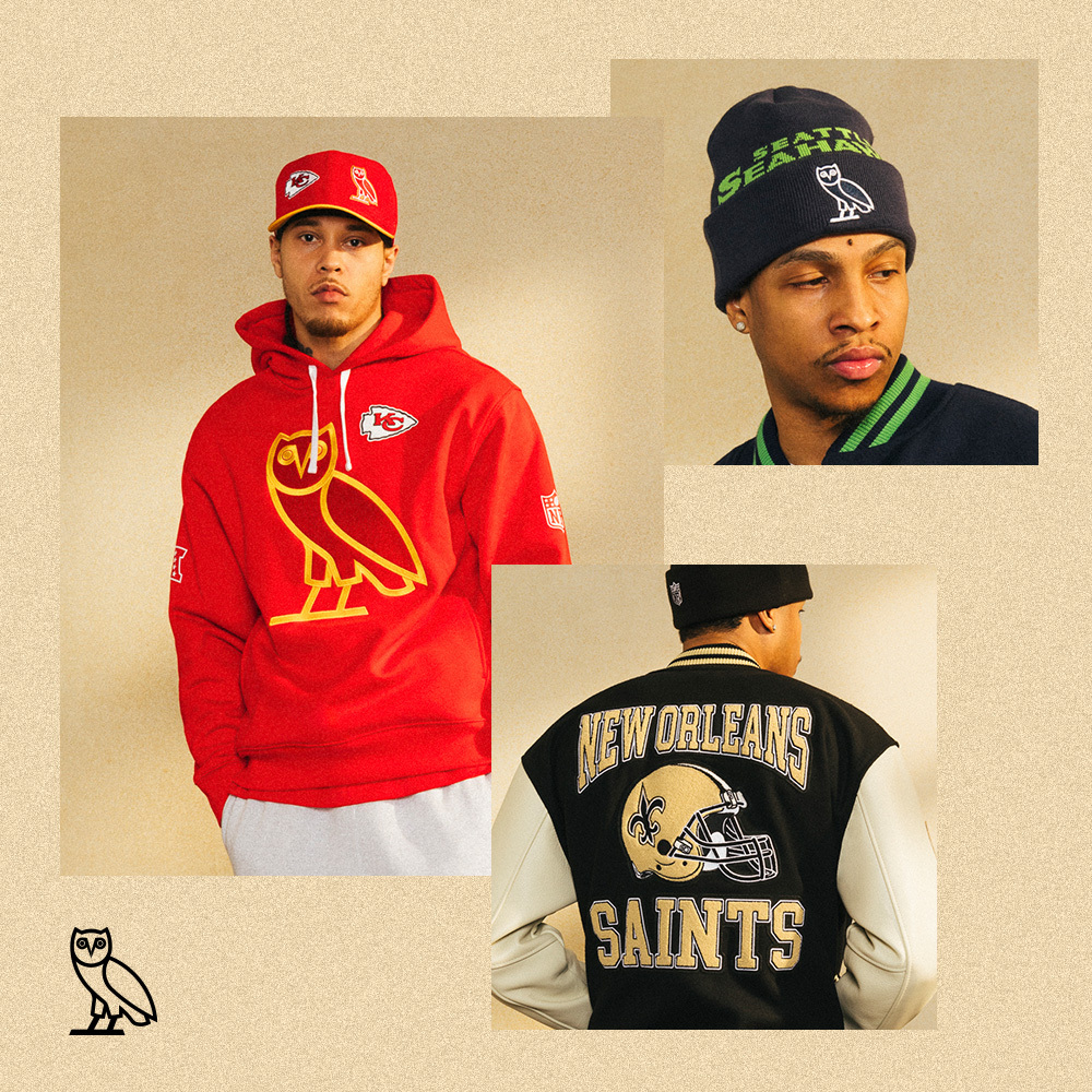 🚨 JUST DROPPED! 🚨 Rep your team and shop the new @welcomeOVO x @NFL collection! 🛒: bit.ly/3tpie5G