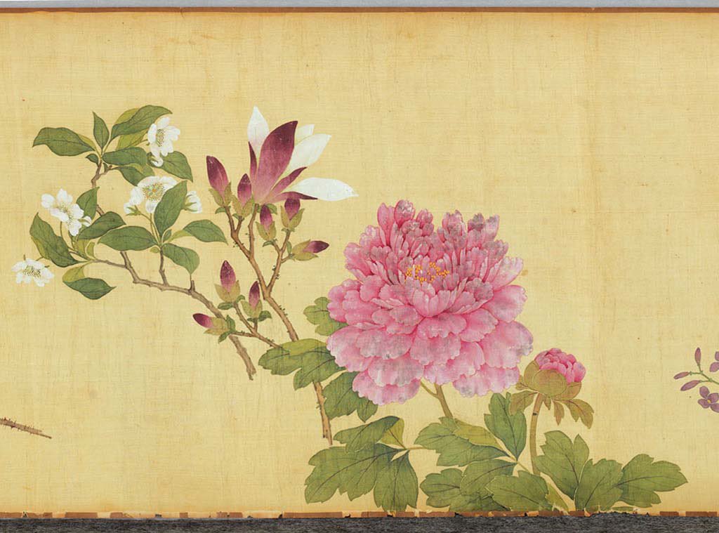 Dear @DescansoGardens,

Please accept a scene from this Japanese flower scroll from our exhibition “Flowers on a River.”

Image: Yun Bing, Qing dynasty, active first half of the 18th century, “Hundred Flowers” (detail), 1697. Tianjin Museum.

#MuseumGiftSwap @SoCalMuseums