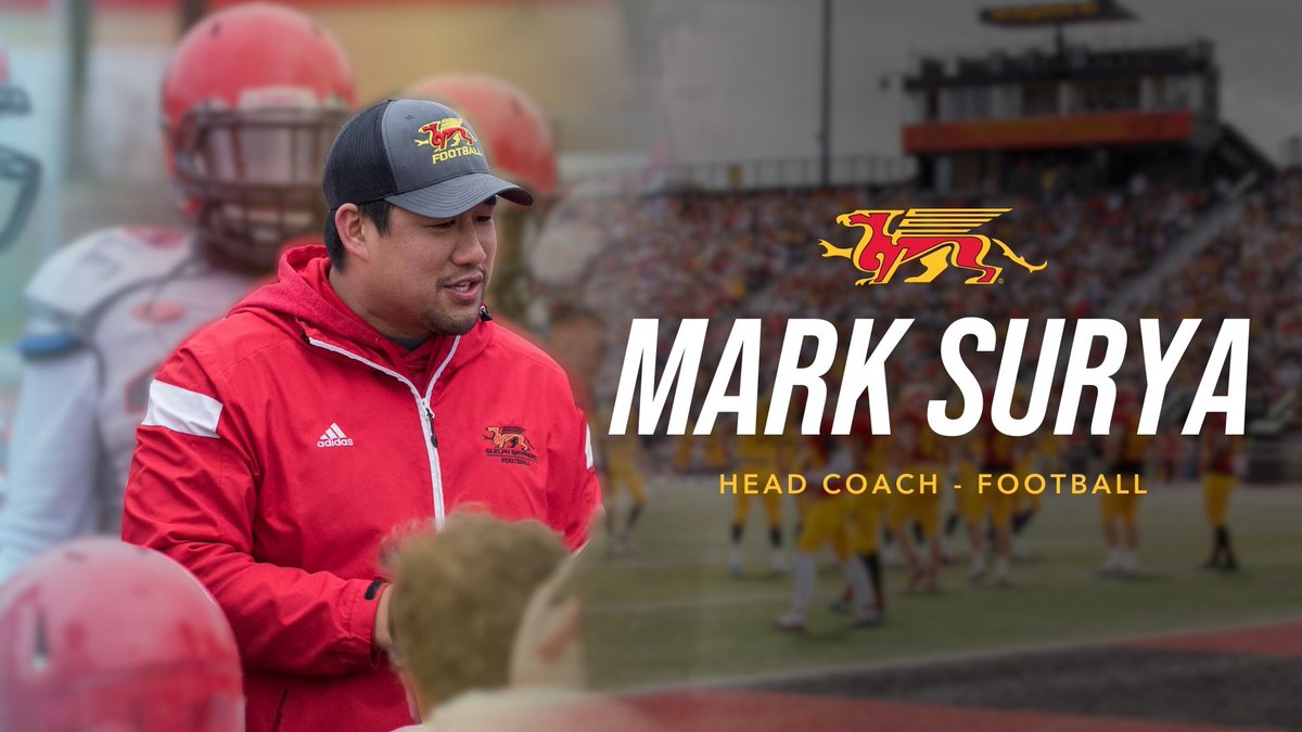 The Gryphons are pleased to announce that current associate coach Mark Surya has been named as the new Head Coach of the <a href="/GryphonFB/">GryphonFootball</a> team following the news that Ryan Sheahan accepted a position at the University of Calgary.
 
🗞️ uoguel.ph/football-coach…