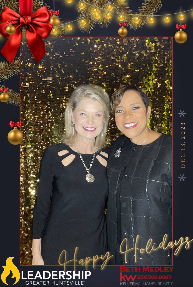 One thing I love about this time of year is the opportunity to spend time with so many organizations celebrating the season!  

12/13/23 I was able to see some old friends and meet some new ones at the Huntsville Chapter, The Links and Leadership Huntsville holiday events!