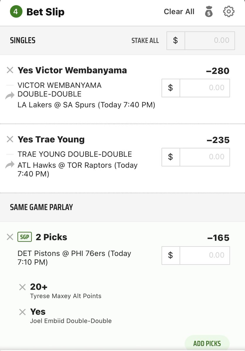 PetersParlays's tweet image. Basketball only, +210
Let’s get another W ✅