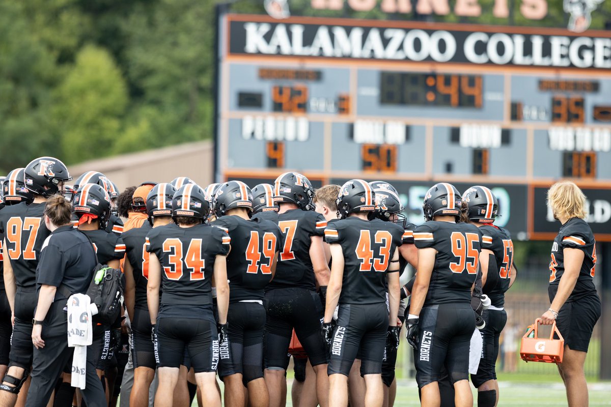 Kalamazoo College Athletics (@khornets) on Twitter photo The <a href="/KzooFootball/">Kalamazoo College Football</a> team finished 5-5, the best season for the Hornets since 2018! Here are the top photos from the 2023 season. #GoHornets #SwarmTheDay The <a href="/KzooFootball/">Kalamazoo College Football</a> team finished 5-5, the best season for the Hornets since 2018! Here are the top photos from the 2023 season. #GoHornets #SwarmTheDay