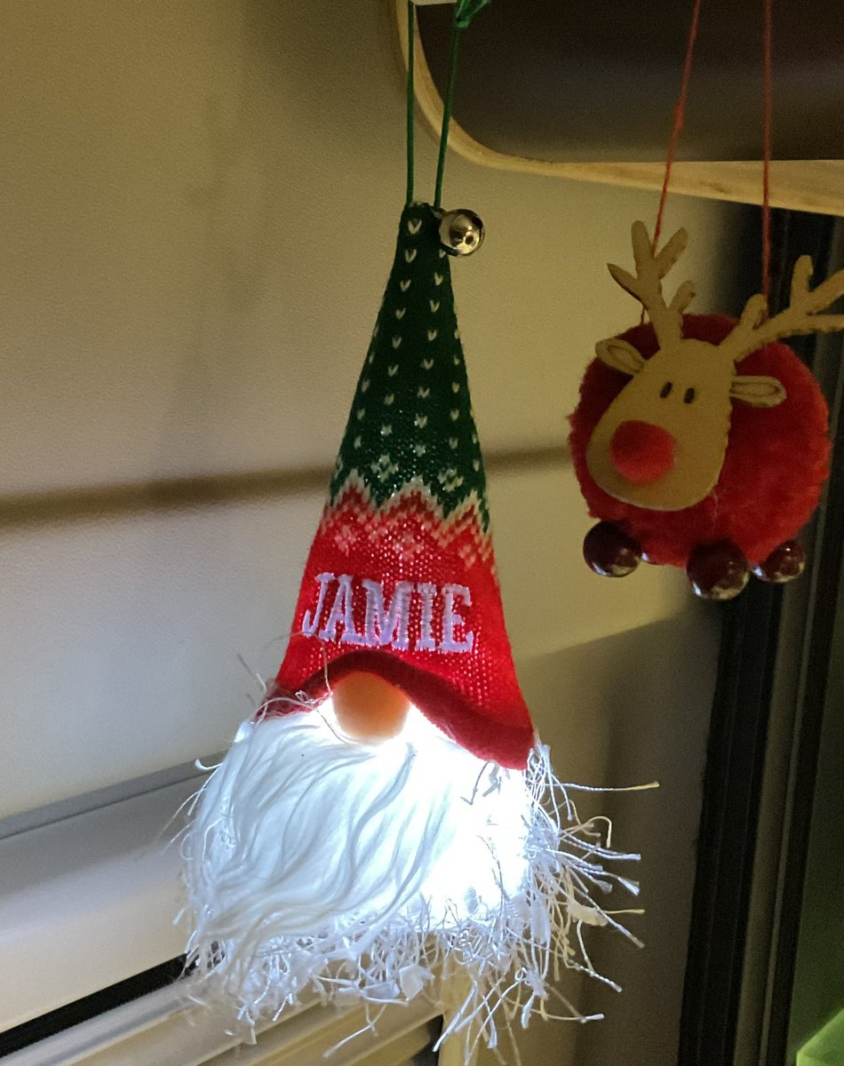 As a Bereaved Parent Christmas is an especially difficult time…. Each year I try and get a new decoration with Jamie @T3H_Q in mind … not too sure what he would think of this lit up one 🙄 … no doubt some rude but funny comment … #ContinuingBonds #grief #BereavedParent