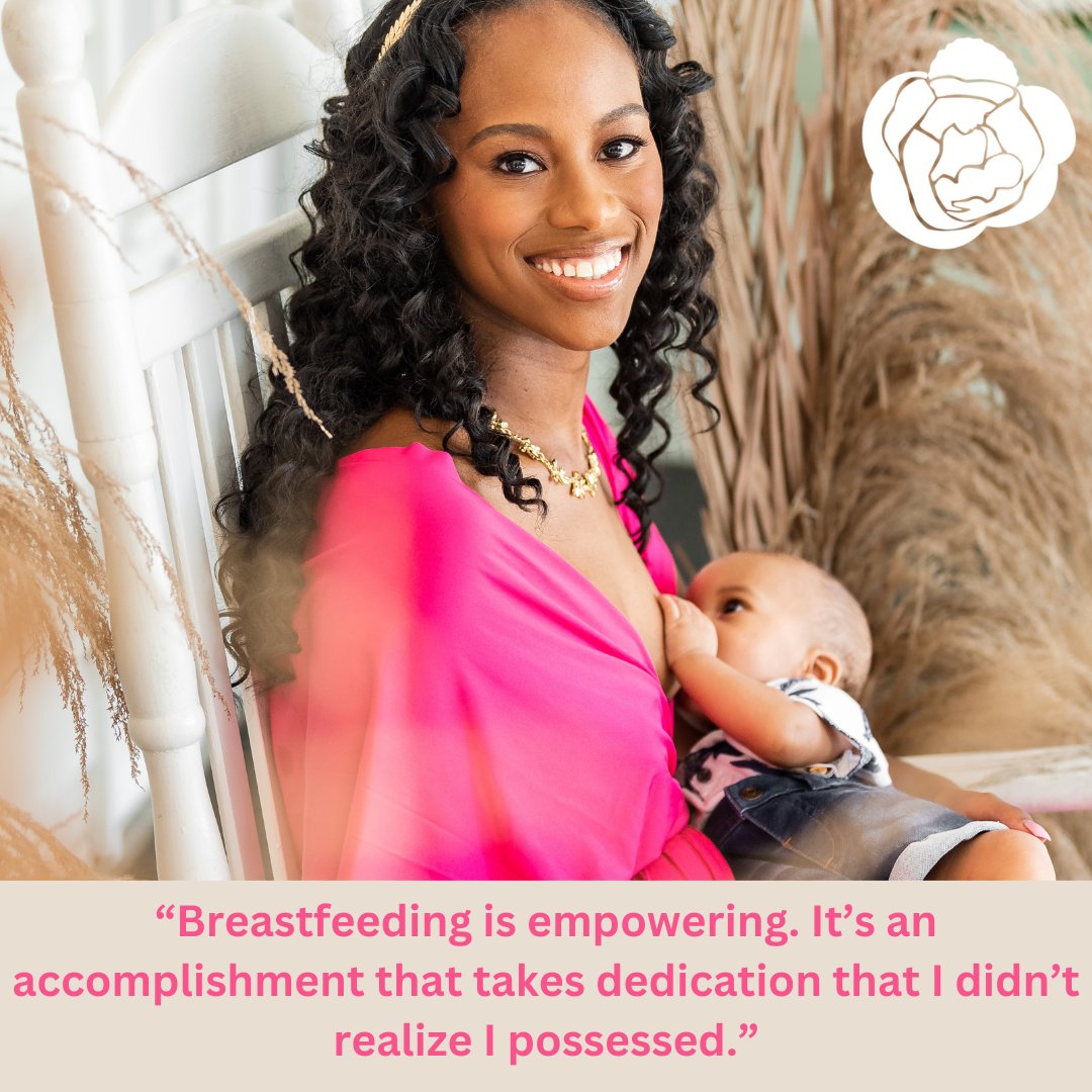 Empowerment flows through every nurturing moment. For Black moms, breastfeeding isn't just a choice; it's a powerful embrace of strength, resilience, and the unbreakable bond that transcends generations. 🤱🏾✨ #BLKBFING #roseheal #heal2health